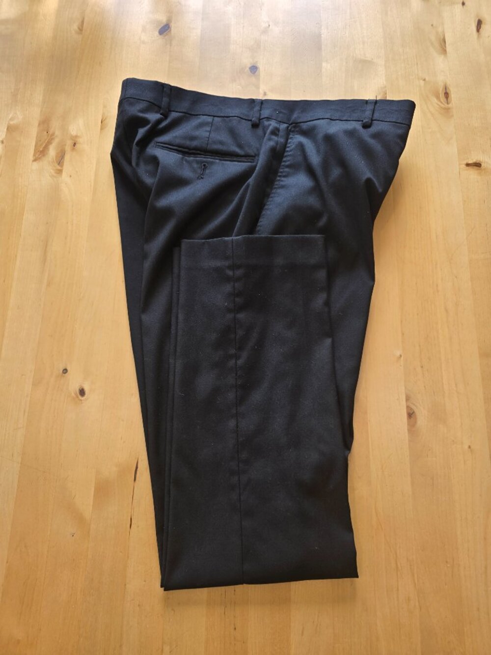 Apt 9 Men's Dress Pants Size 32 X 30 Black Straight Leg Slim Fit Premier Flex
